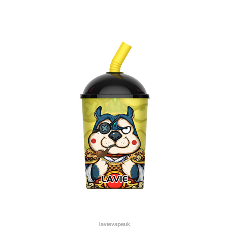 P062P257 Vape Brands in UK - Banana Milk LAVIE Max Cup 8000 Puffs