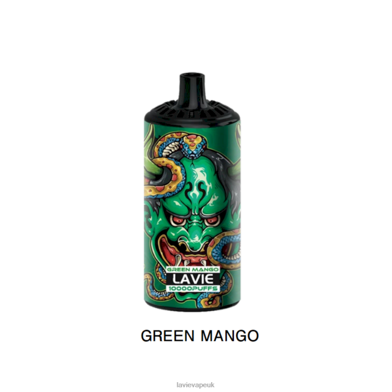 P062P365 Vape Brands in UK - Green Mango LAVIE BEAST 10000 Puffs